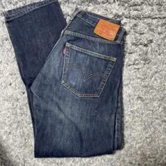 Levi's 501 革パッチストレートデニム W31 L32