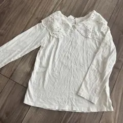 ZARA カットソー　サイズ9 ザラ　襟が可愛い