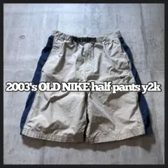 2003's OLD NIKE wide half pants y2k techのサムネイル