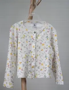 Petit Bateau　プチバトー　カーディガン　104cm 4ans 花柄