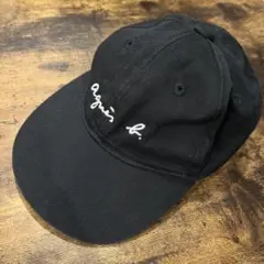agns b. キャップ 黒 ベビーキッズ　アニエスベー 美品