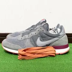 NIKE インターナショナリスト スニーカー 厚底 シューズ くすみ系 24cm