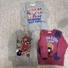 ミキハウス　男の子　トレーナー3点セット 保育園