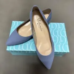 フラットシューズ　ライトブルー　23.5