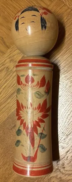 中古 こけし 人形 日本 木製 伝統 骨董品 コレクション K - メルカリ