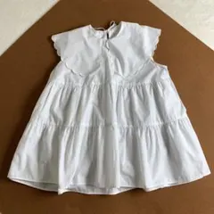 本日限定値下げ】MERRY ME パール付き ティアードブラウス ホワイト