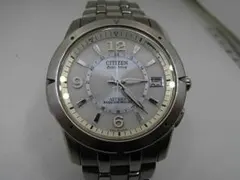 シチズンアテッサ 電波ソーラー H110-T009425 腕時計チタン 現状品