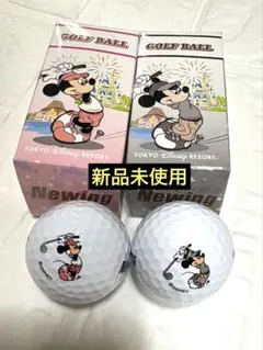【新品】ミッキー＆ミニー ゴルフボール(ALUTUS Newing）各2個入りのサムネイル
