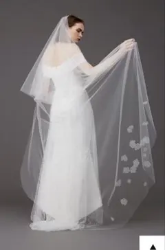 トリートドレッシング　ウエディングベール　蝶ベール（ロング）