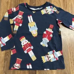 LINDEX クリスマス　長袖カットソー 3y-4y