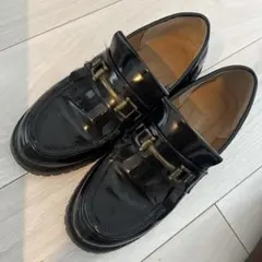 エヘカソポ　バックルローファー黒　mサイズのサムネイル