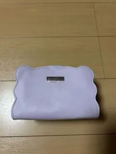 Francfranc ウェーブシェイプ ポーチ L ラベンダー