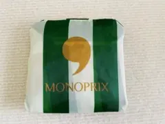 MONOPRIX エコバッグ グリーンストライプ