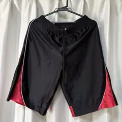 IGNIO バスケットボールパンツ M 黒/赤