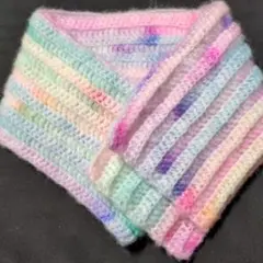 しろう様リクエスト専用ページ子供用マフラーハニカムヤーン