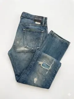 【美品】EDWIN エドウィン ED04 セルビッジデニム ジーンズ W32