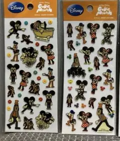 ③ Disney Cubic Mouth ぷくぷくシール ミッキー ミニー