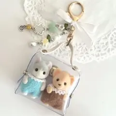 ☆Lily♥様専用☆GPSケース ベージュくまちゃん / 合皮ブルー - メルカリ