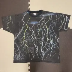 OLD STUSSY ライトニンググラフィック 稲妻Tシャツ L ヴィンテージ