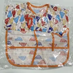 【きい様専用】　恐竜柄　車柄 お食事エプロン2枚セット　長袖　90