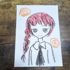 手描きイラスト マキマ チェンソーマン コピック 原画 A4 一点物
