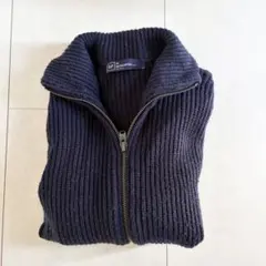 GAP リブ編みフルジップニット