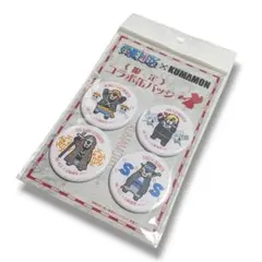ワンピース 熊本 コラボ くまモン 缶バッジ 5点セット - メルカリ