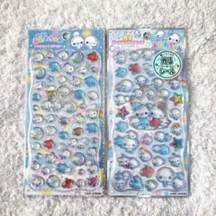 ぷくぷくあわわちゃん プチドロップステッカー シール カミオジャパン