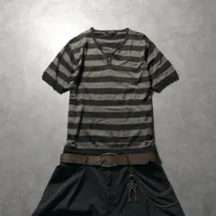 00s DIESEL ポロシャツ グランジ お兄系 ダメージ加工 退廃的 y2k