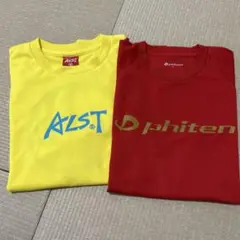 ALST イエローＭ & phiten レッドSセット