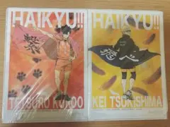 ハイキュー!!横断幕クリアファイル 黒尾 月島 孤爪 山口2枚セット