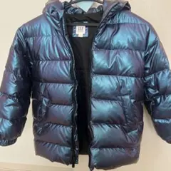 GAP メタリックブルー ダウン120cm