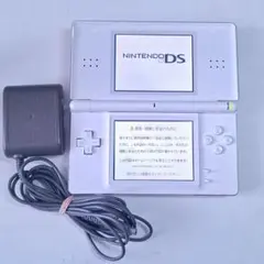 【美品】Nintendo DS Lite クリスタルホワイト 純正ACアダプタ付