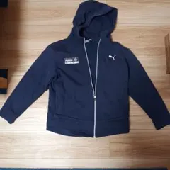 PUMA フルジップパーカー ネイビー