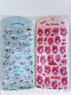 サンリオ　クロミ　シナモロール　フェルトシール　2枚セット