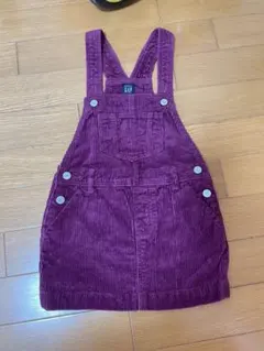 baby GAP パープル コーデュロイ ジャンバースカート 3歳