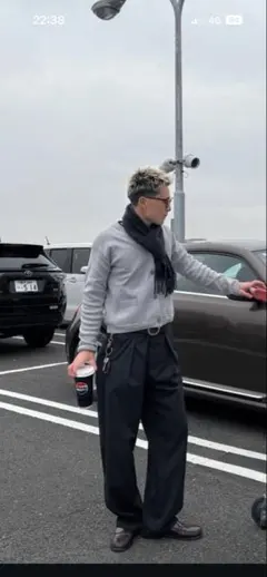 無印　カーディガンニット