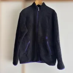 THE NORTH FACE フリースジャケット ブラック/パープル