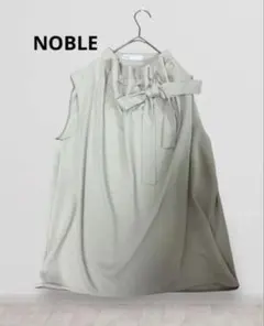 NOBLE/ノーブル/リボンジョーゼットボウタイブラウスのサムネイル