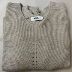 AZUL BY MOUSSY アズール ニット ベージュ Lサイズ 薄手