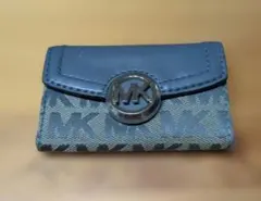 Michael Kors MKロゴキーケース グレー