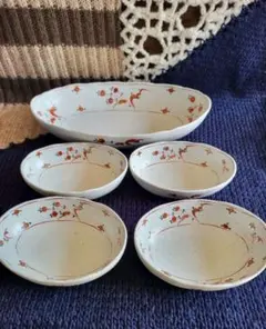 たち吉 大鉢 1枚 小鉢 ４枚 計5枚 お箸付き