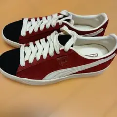 Puma スエード スニーカー レッド ブラック