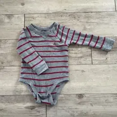 【babyGap】ストライプロンパース 80サイズ