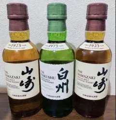 サントリー 山崎 白州 シングルモルト 180ml 3本セット - メルカリ