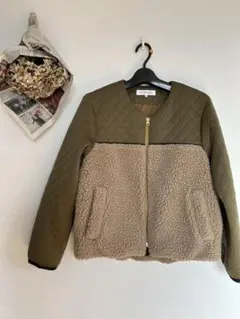 キルティングボアのジャケット