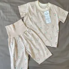 【新品タグ付き】futafuta いちご柄　半袖パジャマ上下セット　80cm