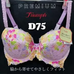 D75 トリンプ プレミアム レッドレーベル 0067 ブラジャー