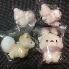サンエックス★シュガーココムー マスコット ぬいぐるみ 4点セット