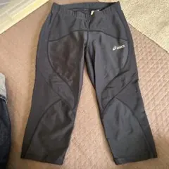 asics ブラック トレーニングパンツ